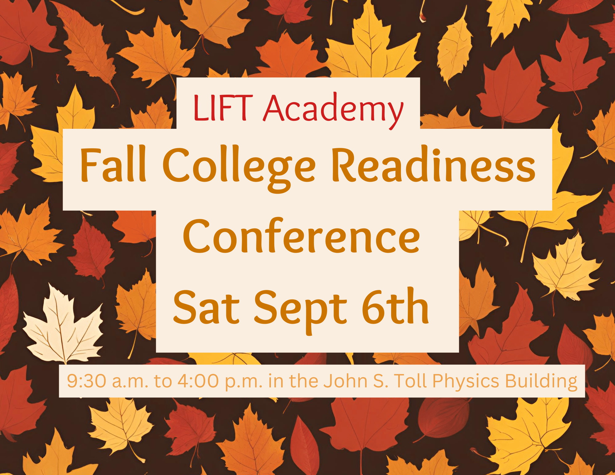 Life Conference Updated